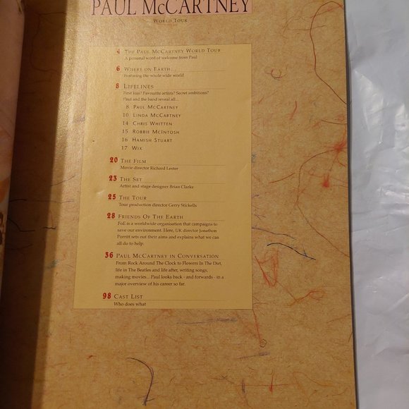 Paul Mccartney world tour book - Picture 4 of 4
